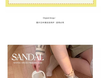 Chunky Sole Clog Sandals