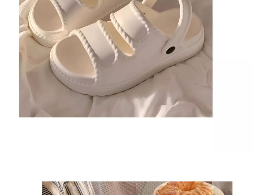 Chunky Sole Clog Sandals