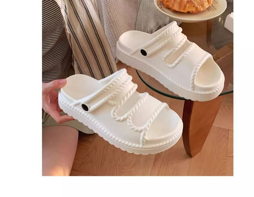 Chunky Sole Clog Sandals