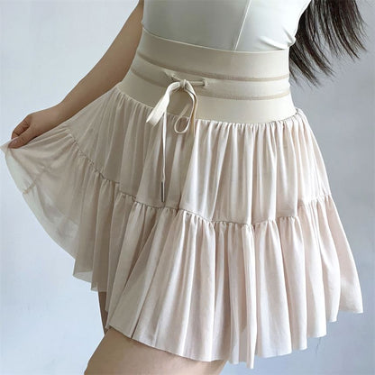 Sporty Mini A-Line Skirt - High Rise Active