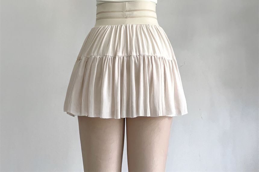 Sporty Mini A-Line Skirt - High Rise Active
