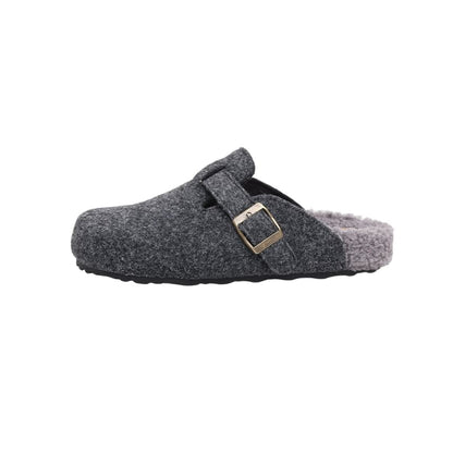 Buckled Mules / Slip-Ons