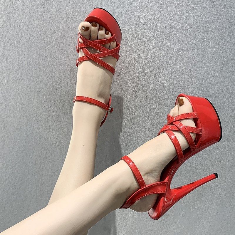 Strappy Stiletto Sandals