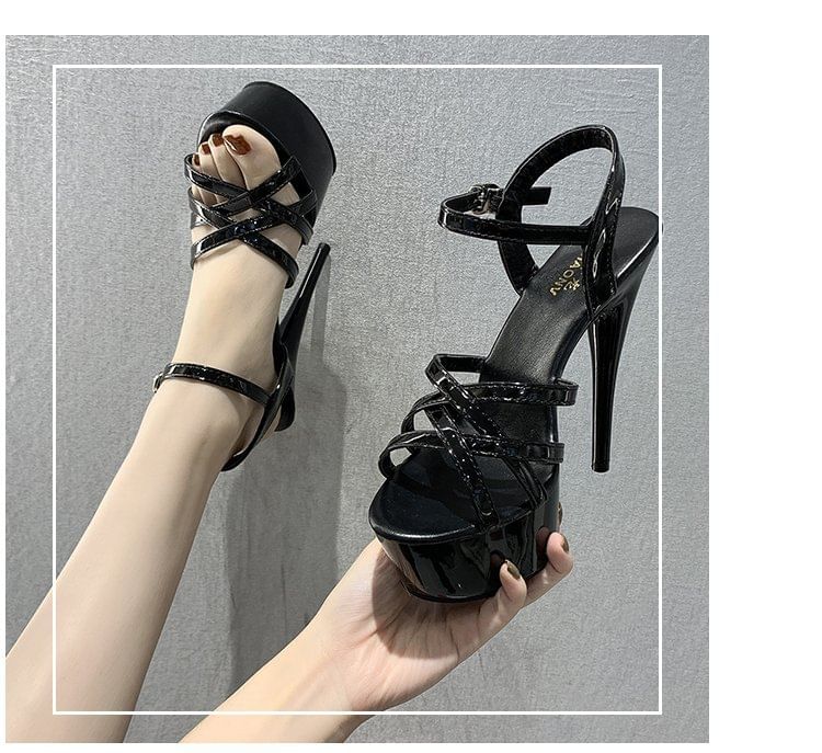 Strappy Stiletto Sandals