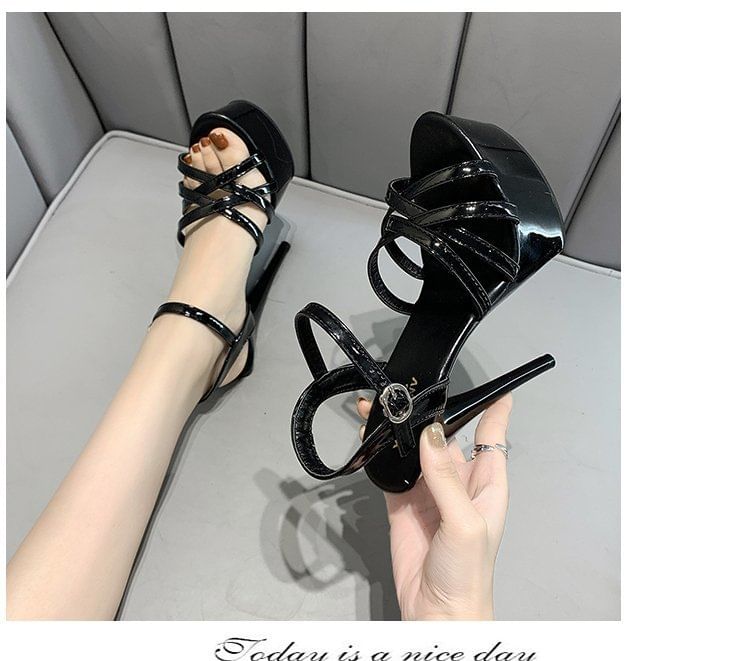 Strappy Stiletto Sandals