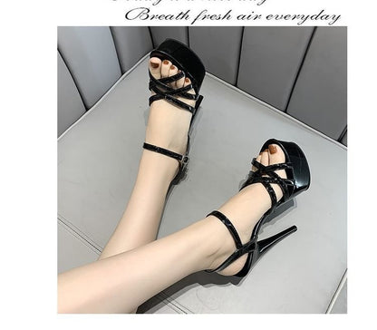 Strappy Stiletto Sandals