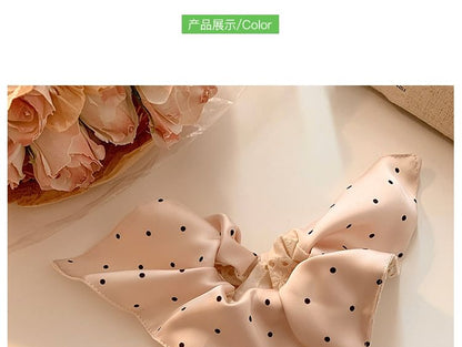 Scrunchie Polka Dot (Various Designs) Applique / Cherry