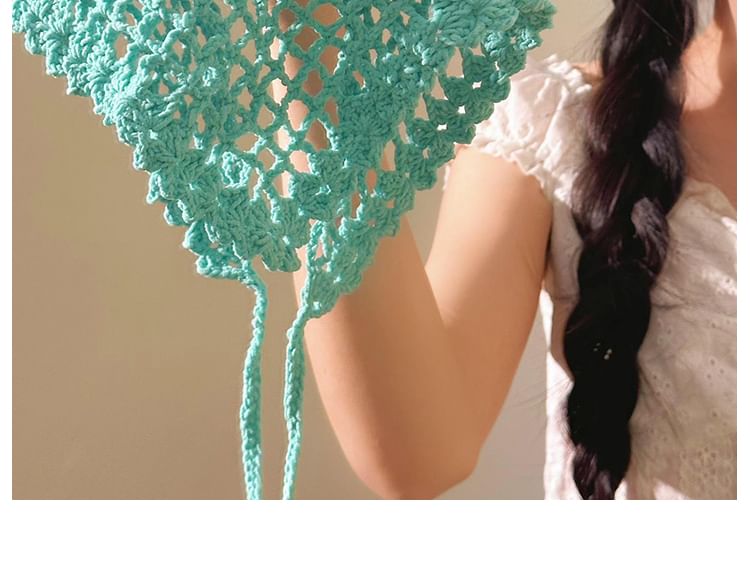 Floral Scarf Triangle Head