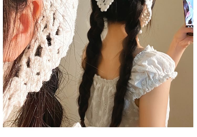 Floral Scarf Triangle Head