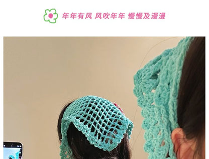 Floral Scarf Triangle Head