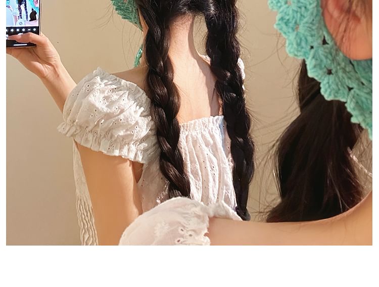 Floral Scarf Triangle Head