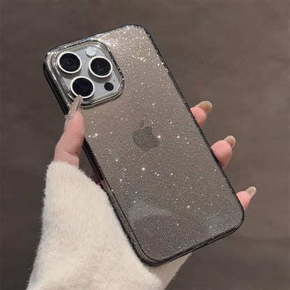 Transparent Phone Glitter Case