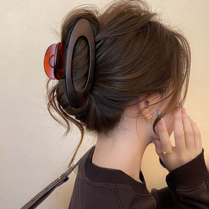 Acrylic Clip Matte Hair Claw