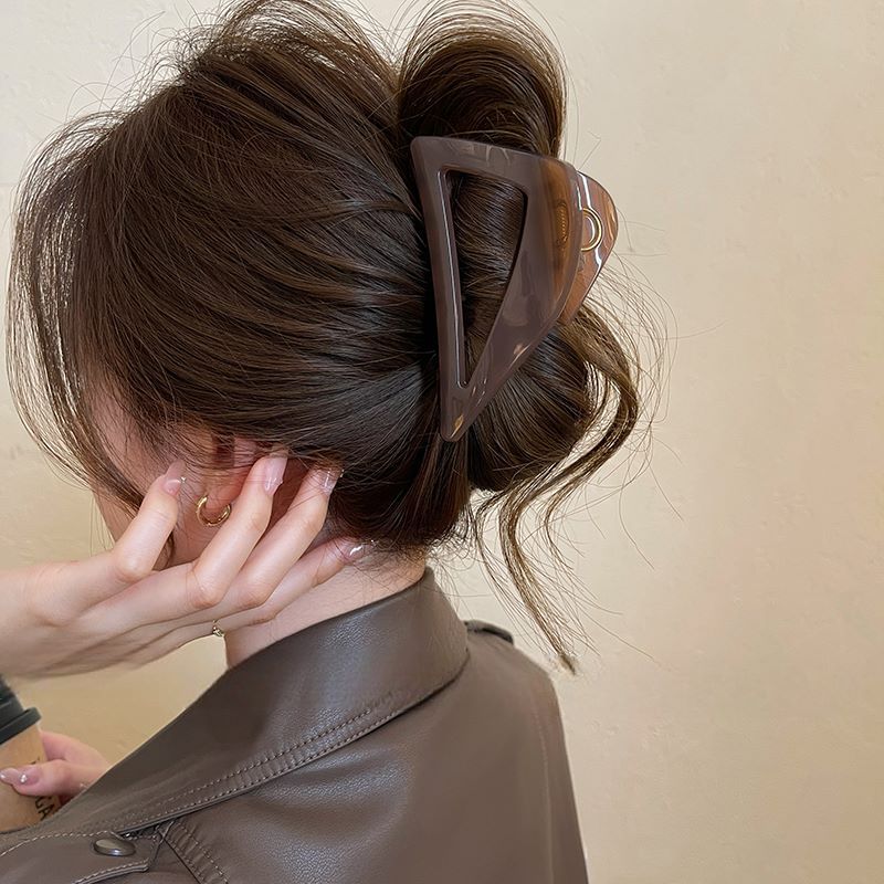 Acrylic Hair Claw Clip Triangle