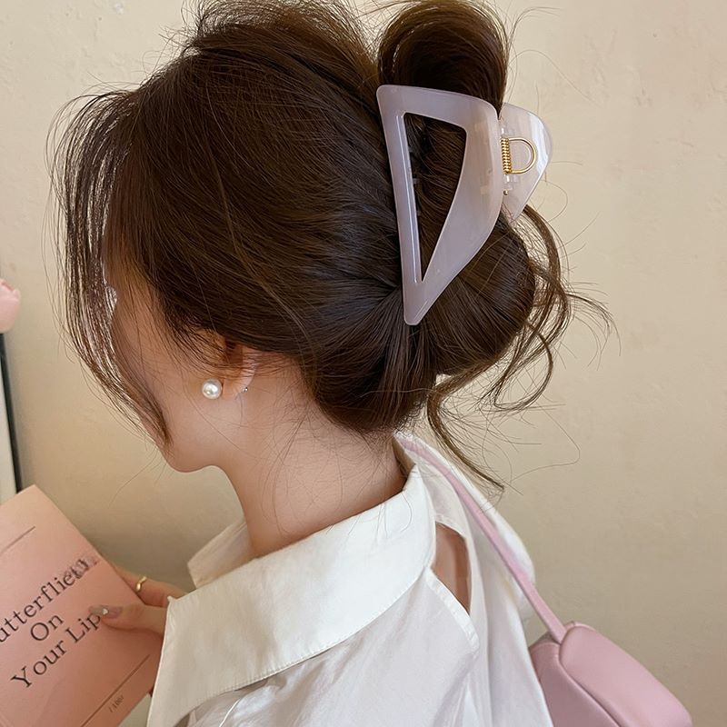 Acrylic Hair Claw Clip Triangle