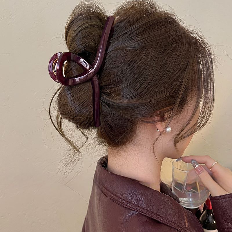 Designs) Claw Acrylic Clip (Various Hair