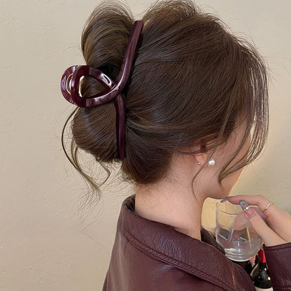 Designs) Claw Acrylic Clip (Various Hair