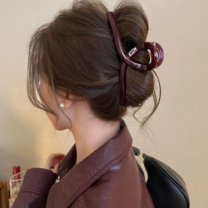 Designs) Claw Acrylic Clip (Various Hair