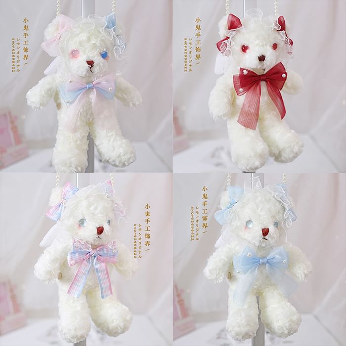 Plush Teddy Crossbody Bag