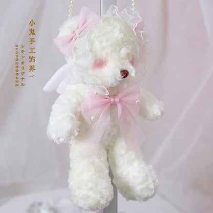 Plush Teddy Crossbody Bag