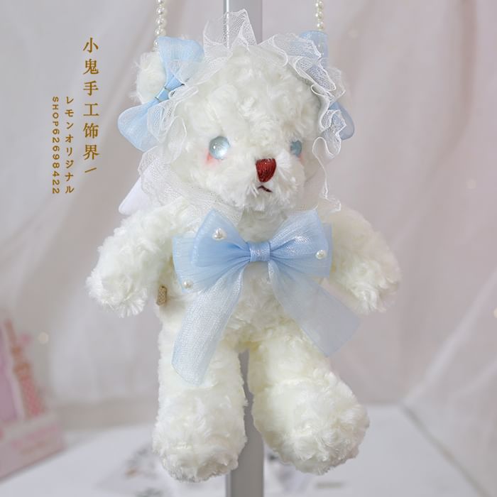 Plush Teddy Crossbody Bag