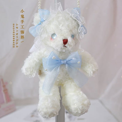 Plush Teddy Crossbody Bag