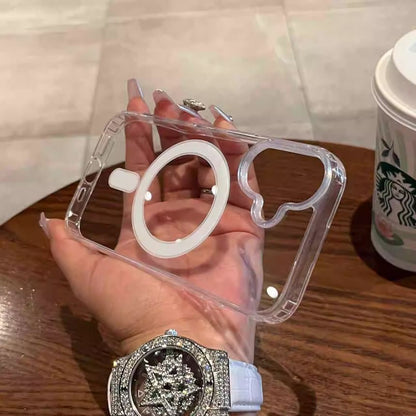 Magnetic Transparent Phone with MagSafe) Case (Compatible