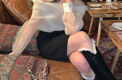 925 Stud Bow Beaded Earring Silver Sterling