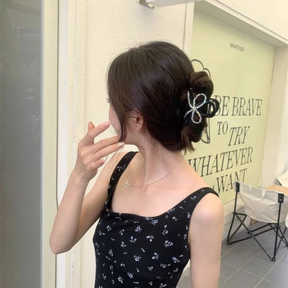 Beaded Acrylic Hair Bow Claw