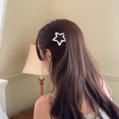 Hair Clip Set Geometric Alloy