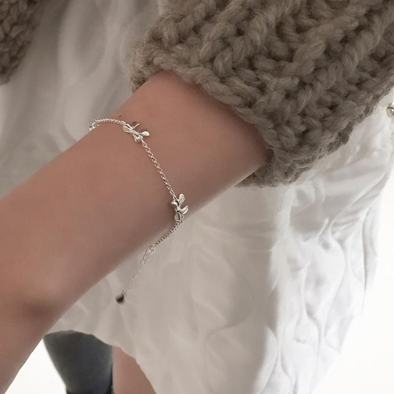String Bow Bracelet Sterling 925 / Silver
