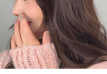 Fluffy Set Clip Heart Hair