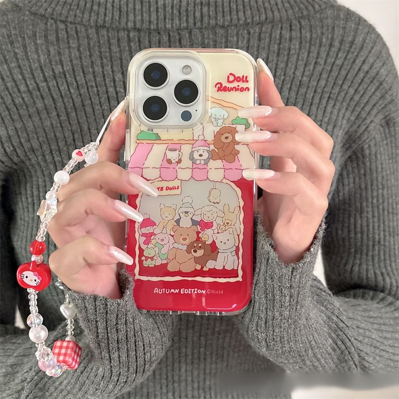 Case Animal Strap Set / Phone