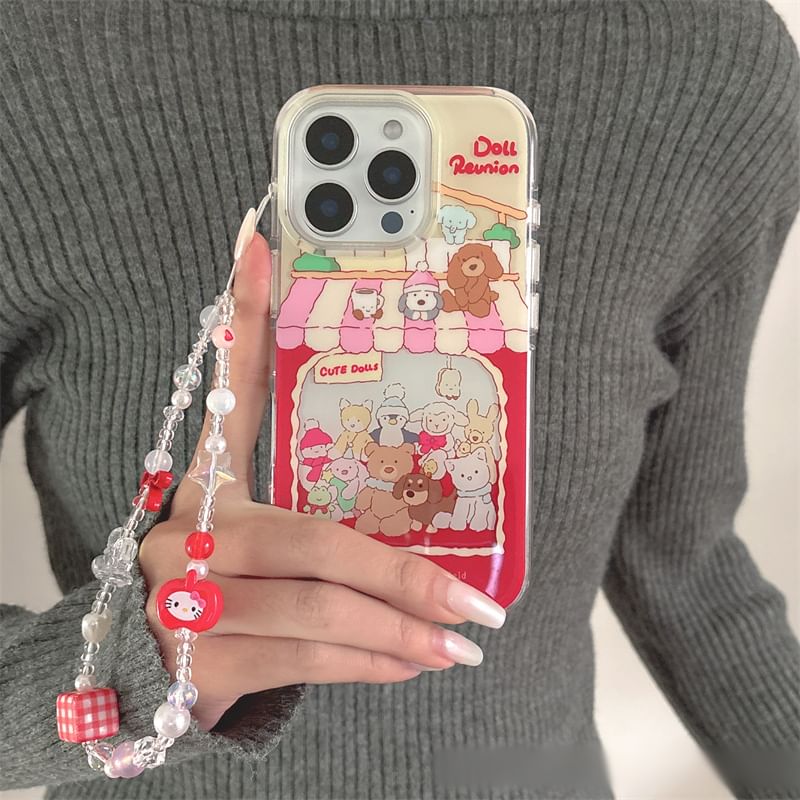 Case Animal Strap Set / Phone