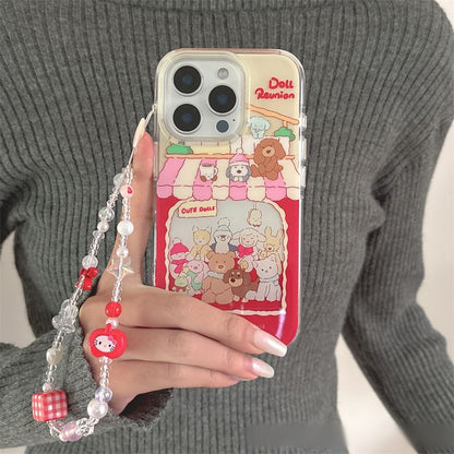 Case Animal Strap Set / Phone