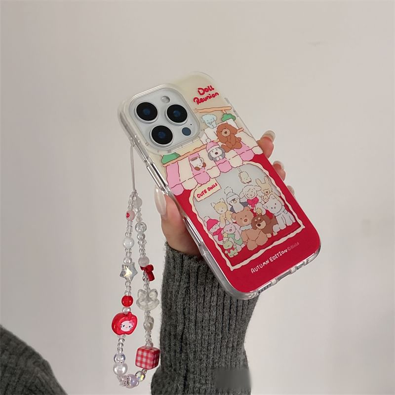 Case Animal Strap Set / Phone