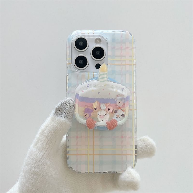 with (Compatible Case Phone Plaid Magnetic MagSafe)