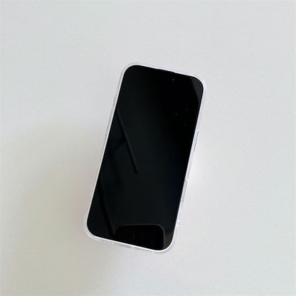 Faux Set Heart Phone Case Ring Pearl Finger /