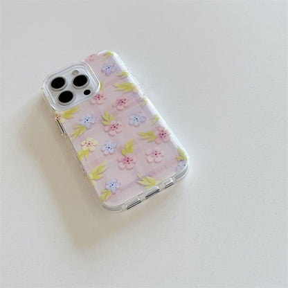 / Floral Strap Set Phone Case