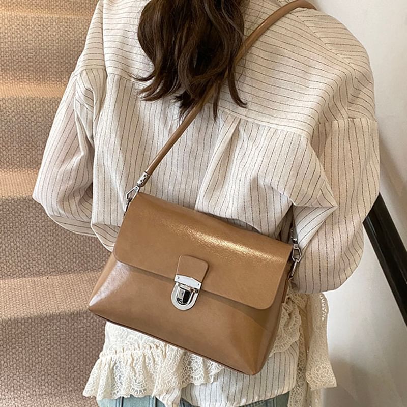 Flap Buckle Shoulder Bag