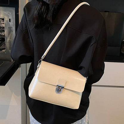 Flap Buckle Shoulder Bag