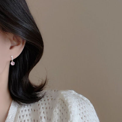 Dangle Earring Rhinestone Alloy Star