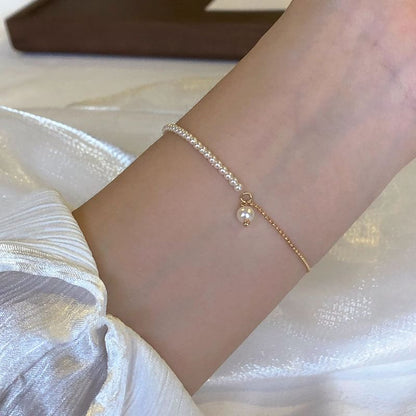 Pearl Faux Alloy Bracelet