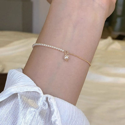 Pearl Faux Alloy Bracelet