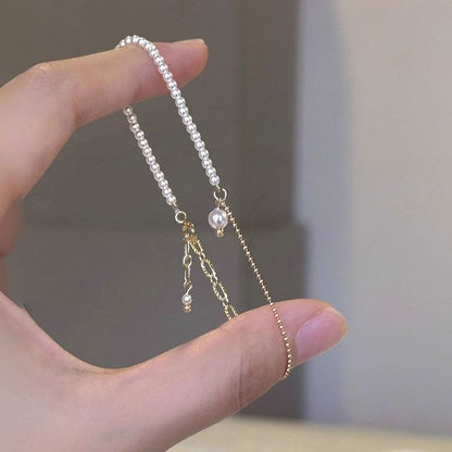 Pearl Faux Alloy Bracelet