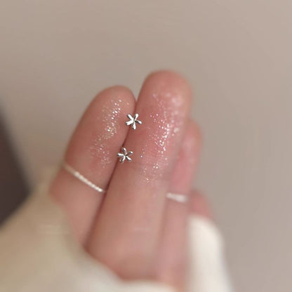 Alloy Earring Floral Stud