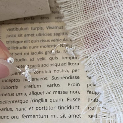 Butterfly Alloy Ear Jacket Rhinestone