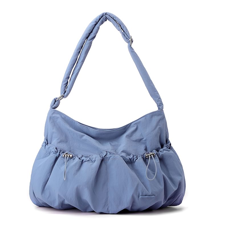 Plain Drawstring Shoulder Bag