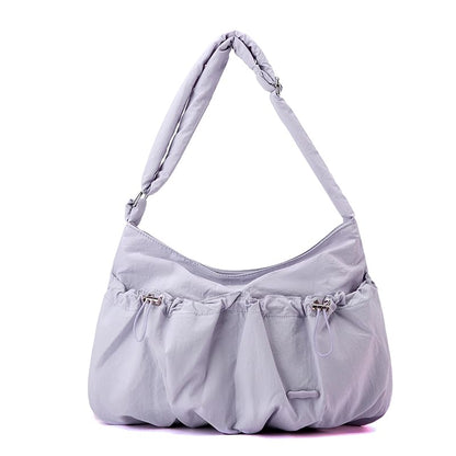 Plain Drawstring Shoulder Bag