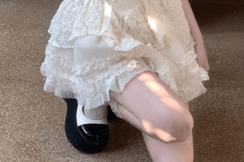 Halter V-Neck Bow Accent Studded Open Back Lace Mini A-Line Dress / Plain Button-Up Crop Cardigan